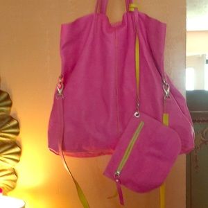Leather handbag or tote